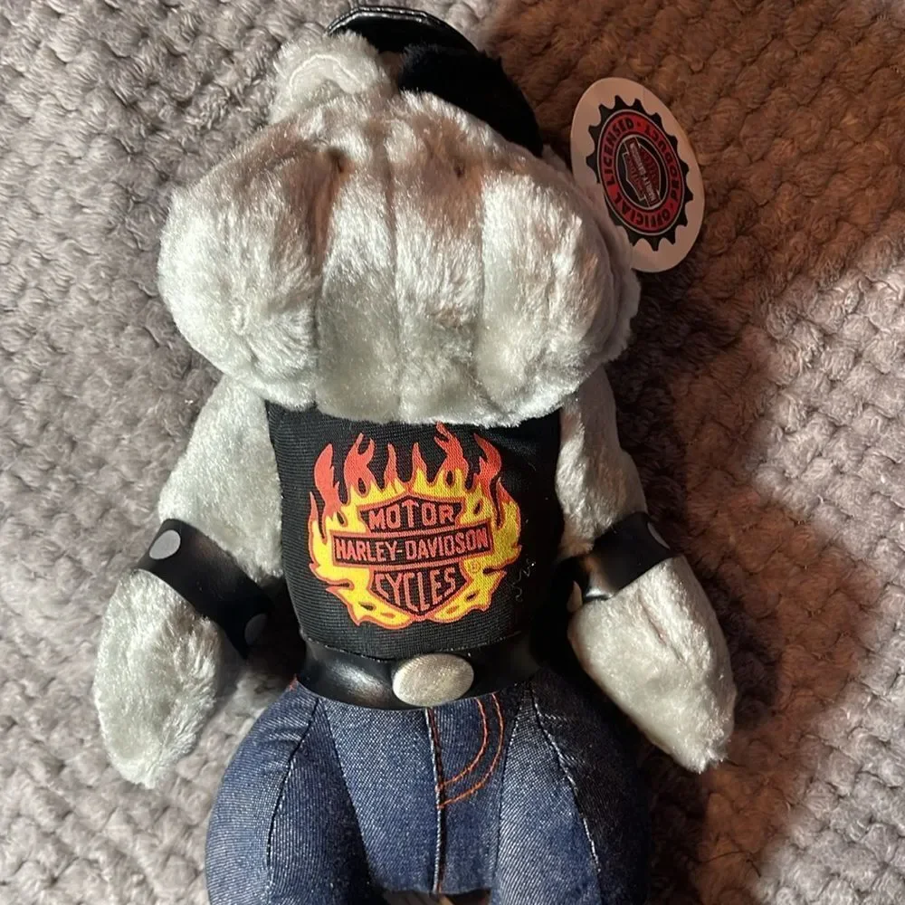 NWT vintage 1997 Harley Davidson, plush bulldog